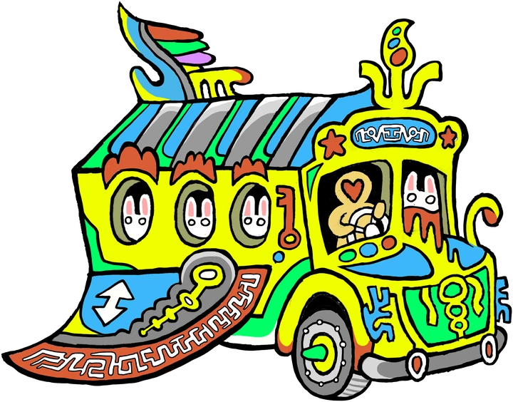 School bus carrying Bunnybats